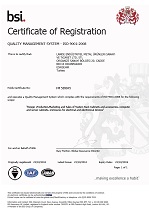 ISO 9001 - Quality Management System Certificate(PDF 0.3Mb)